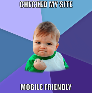Checked by site. Mobile-friendly. Success baby.